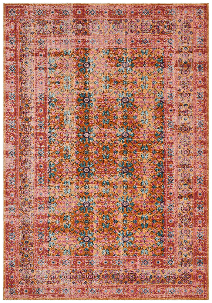 Eternal Whisper Sunset Rust Rug