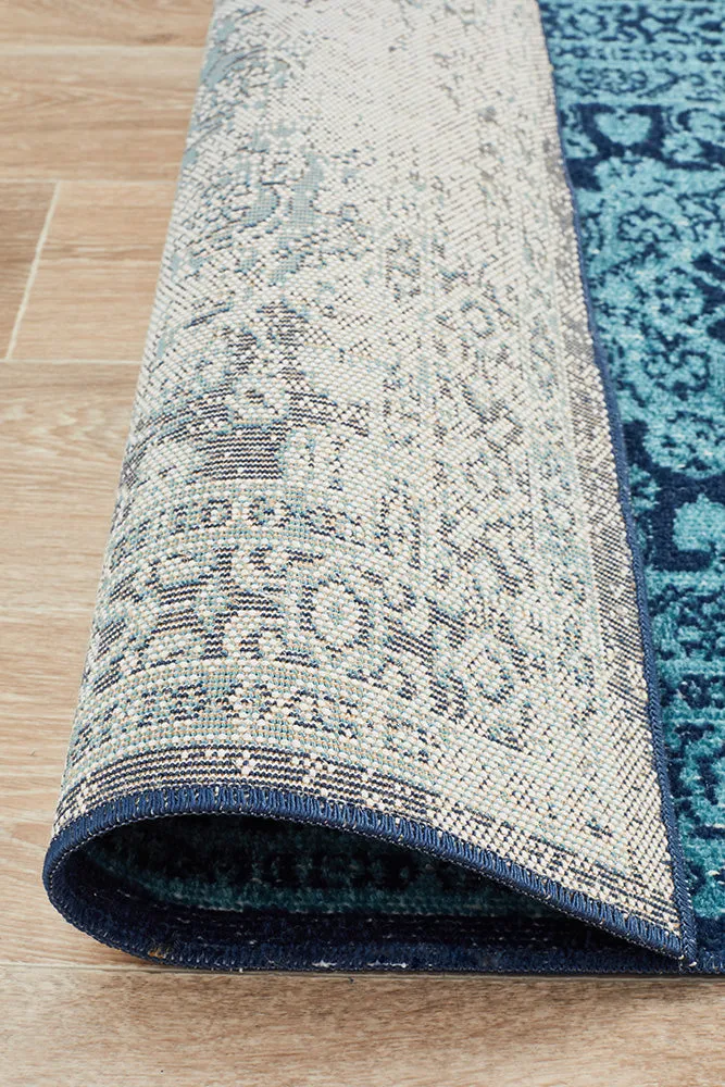 Eternal Whisper Vision Blue Runner Rug