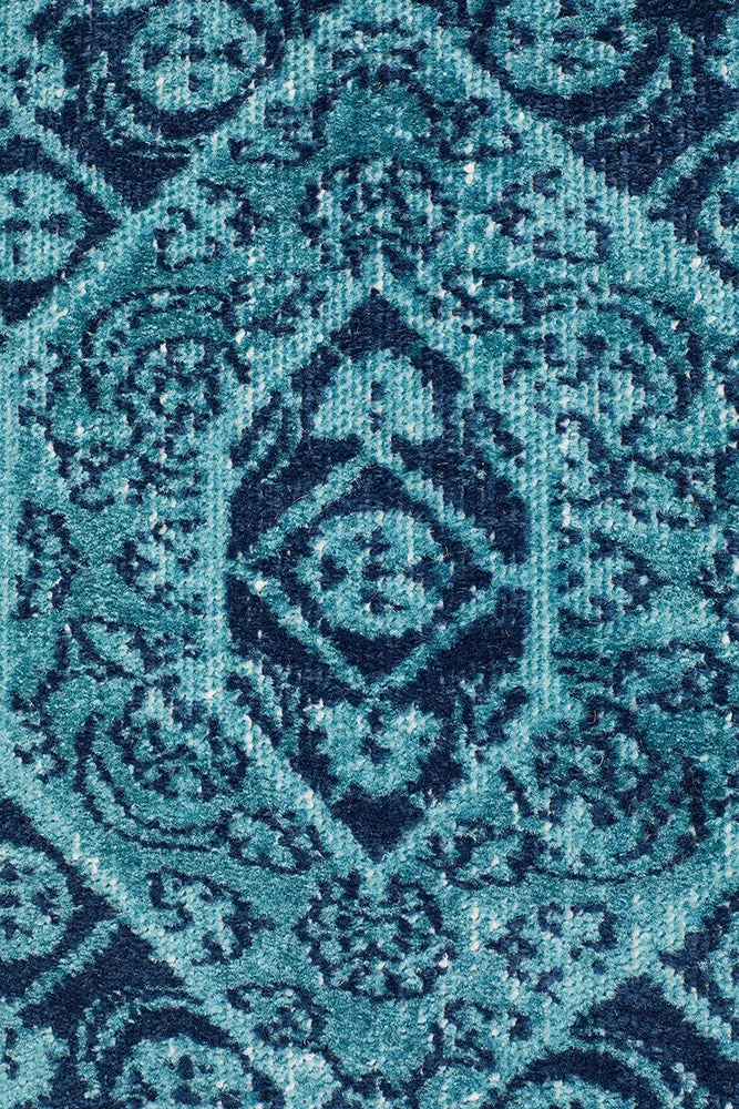 Eternal Whisper Vision Blue Runner Rug