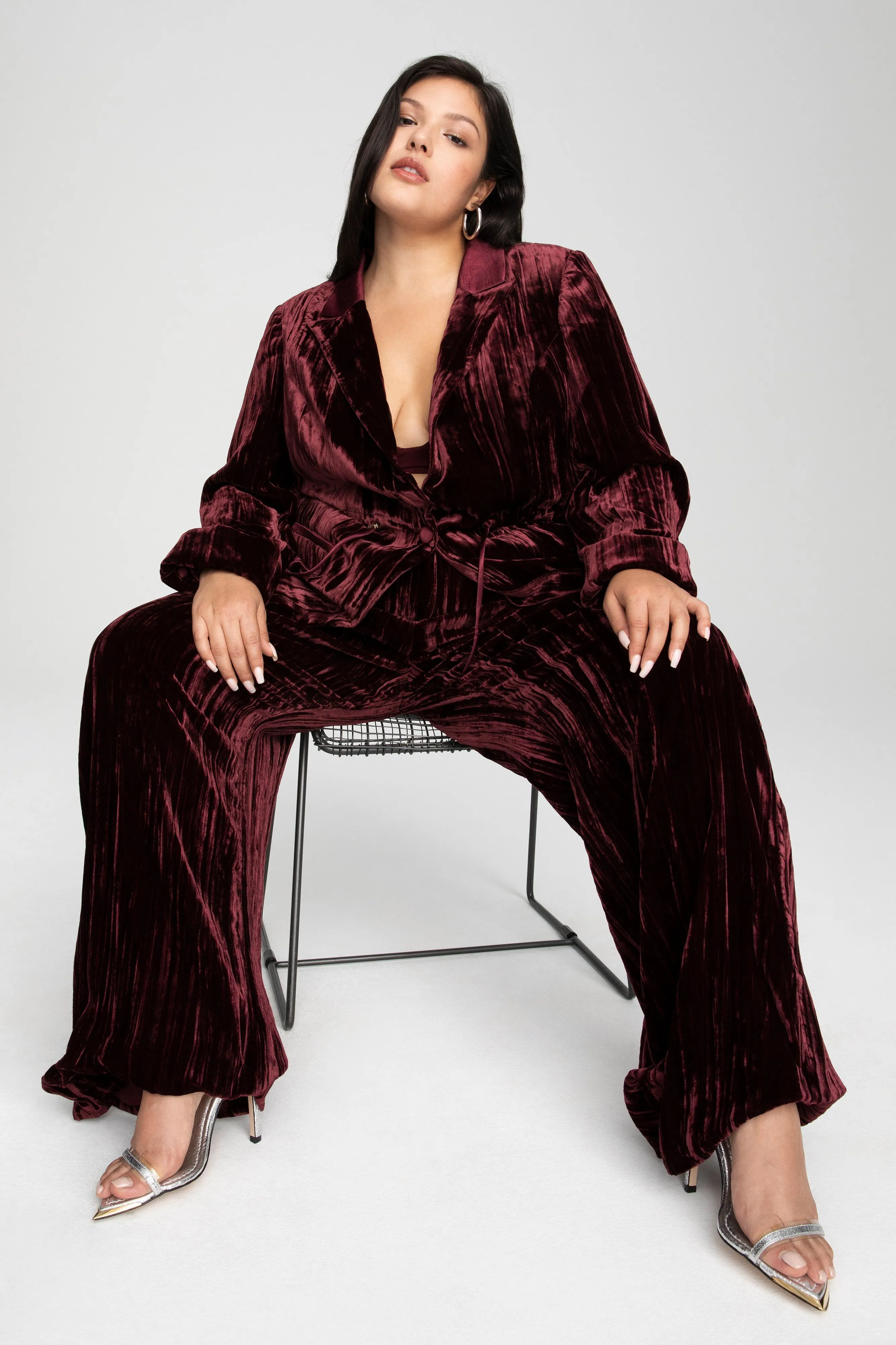 FLARE VELVET PANT | PORT001