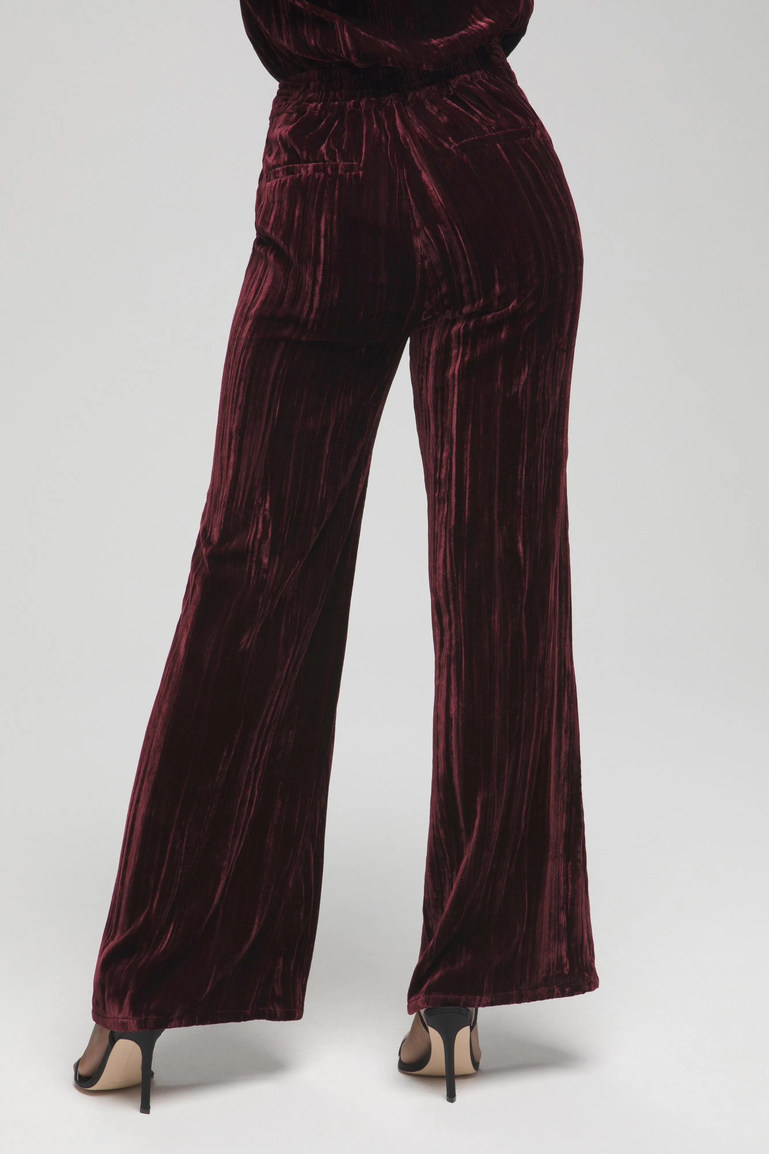 FLARE VELVET PANT | PORT001