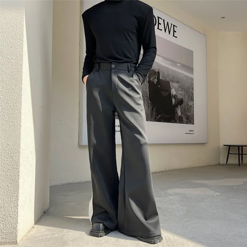 Flared Floor Mopping Casual Wide leg Pants