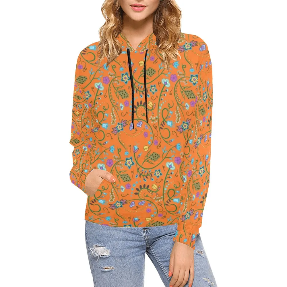 Fresh Fleur Carrot Hoodie for Women (USA Size)