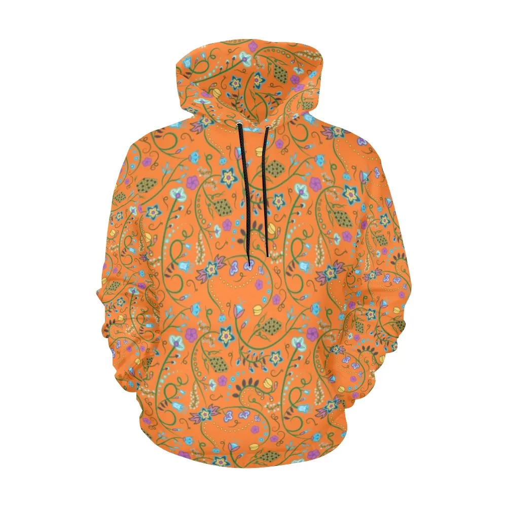 Fresh Fleur Carrot Hoodie for Women (USA Size)