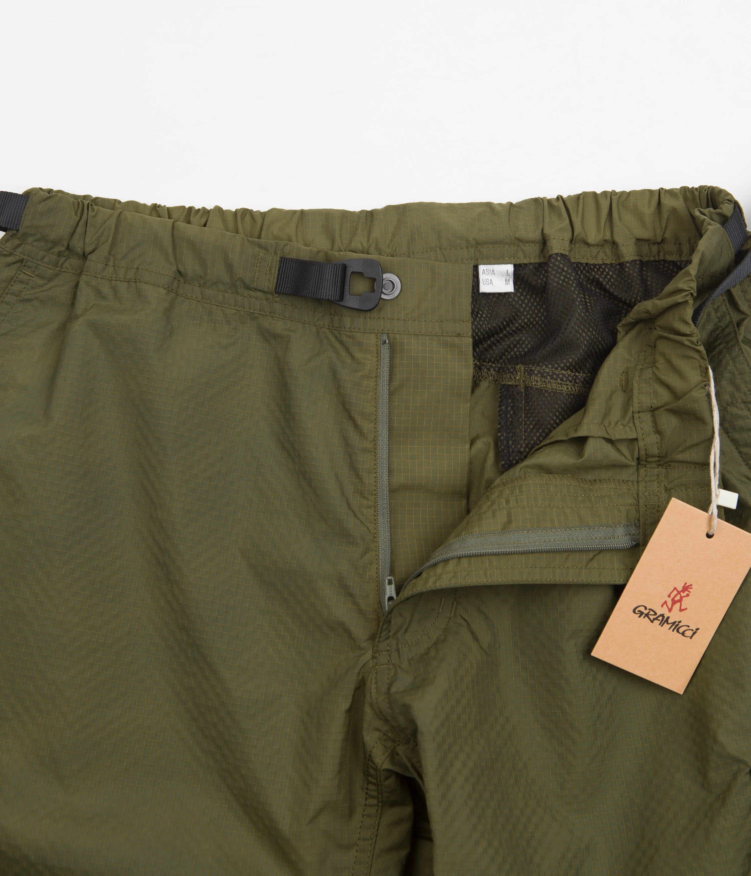 Gramicci Utility Zip-Off Cargo Pants - Army Green