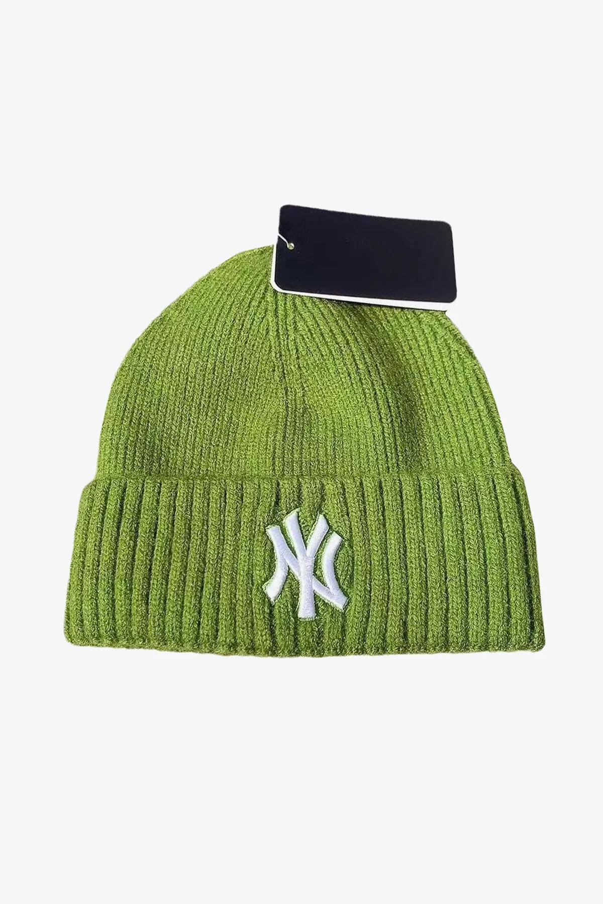 Green NY Classic Knitted Beanie - W23 - UBH0025