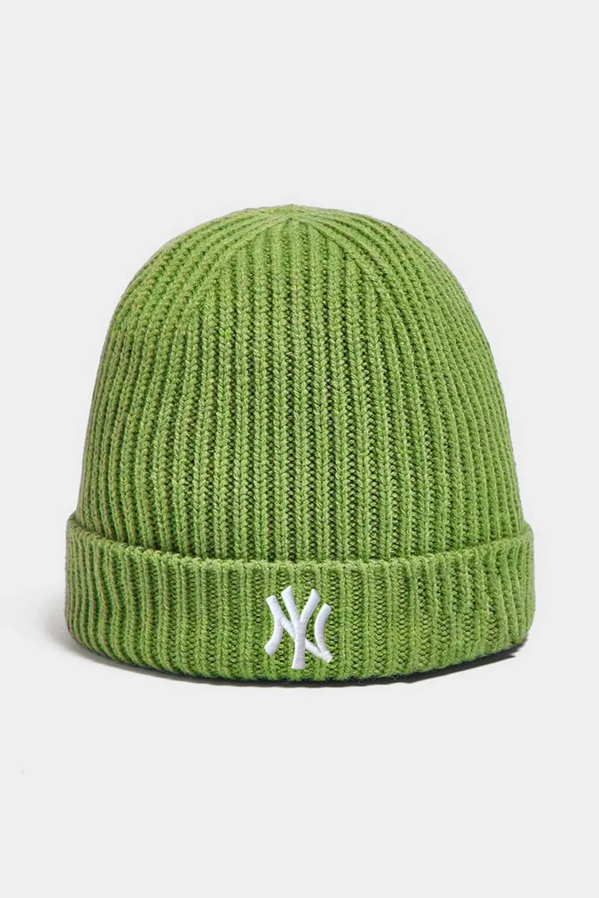 Green NY Classic Knitted Beanie - W23 - UBH0025