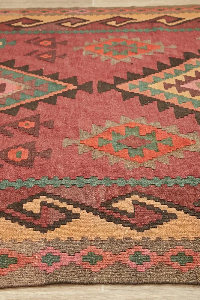 Hand Knotted Persian Kilim Azarbayjan 115 -420X132CM