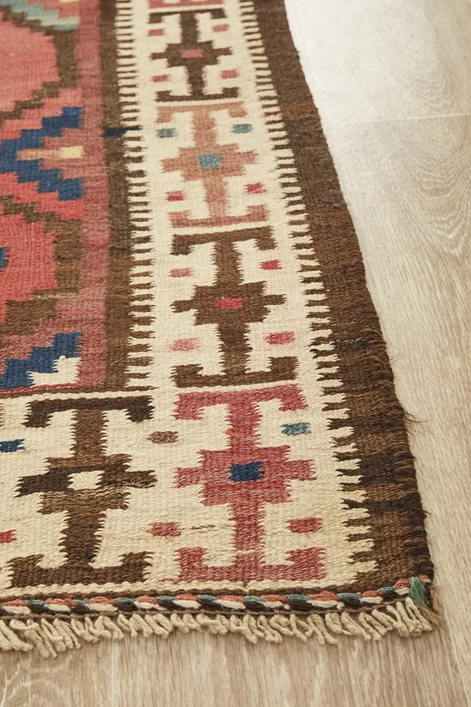 Hand Knotted Persian Kilim Azarbayjan 338X111CM