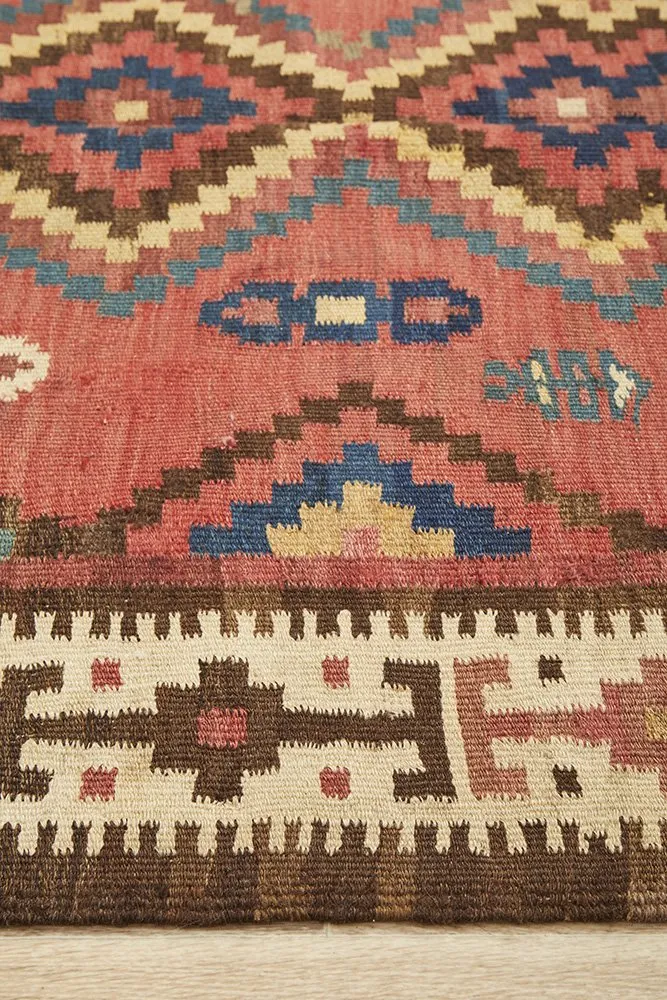 Hand Knotted Persian Kilim Azarbayjan 338X111CM