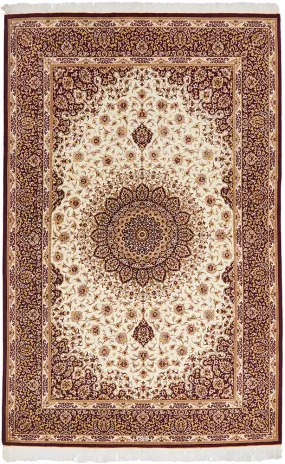 Handknotted Persian Qumx 41 - 208x132cm