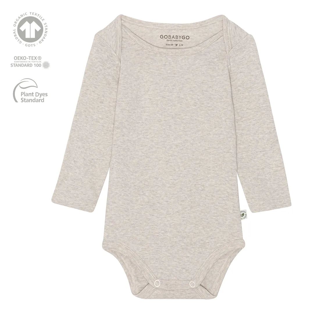 Hazel Body l/s Organic GOTS Cotton - Feather