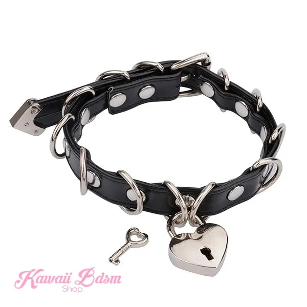 Heart Padlock Collar