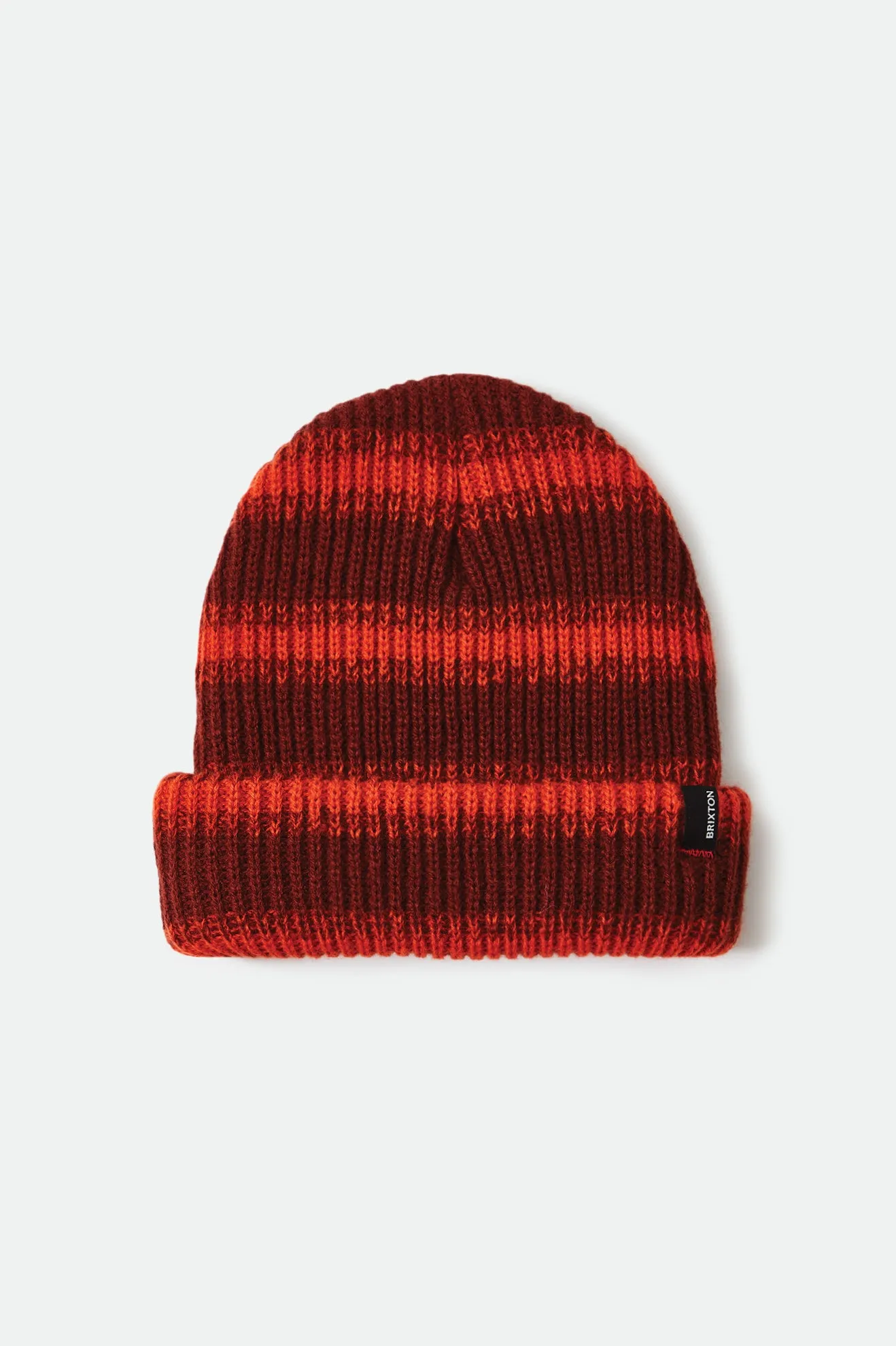 Heist Chunky Beanie - Dark Brick/Pheonix Orange