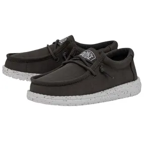 Hey Dude Wally Youth Slub Canvas Grey