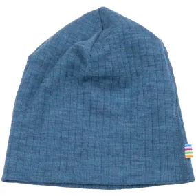 Joha Wool Blue Beanie Hat