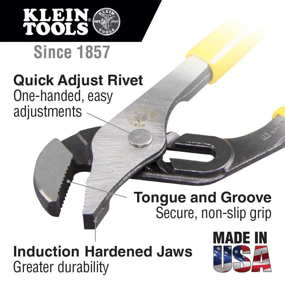 Klein J502-10 Journeyman Pump Pliers, 10"