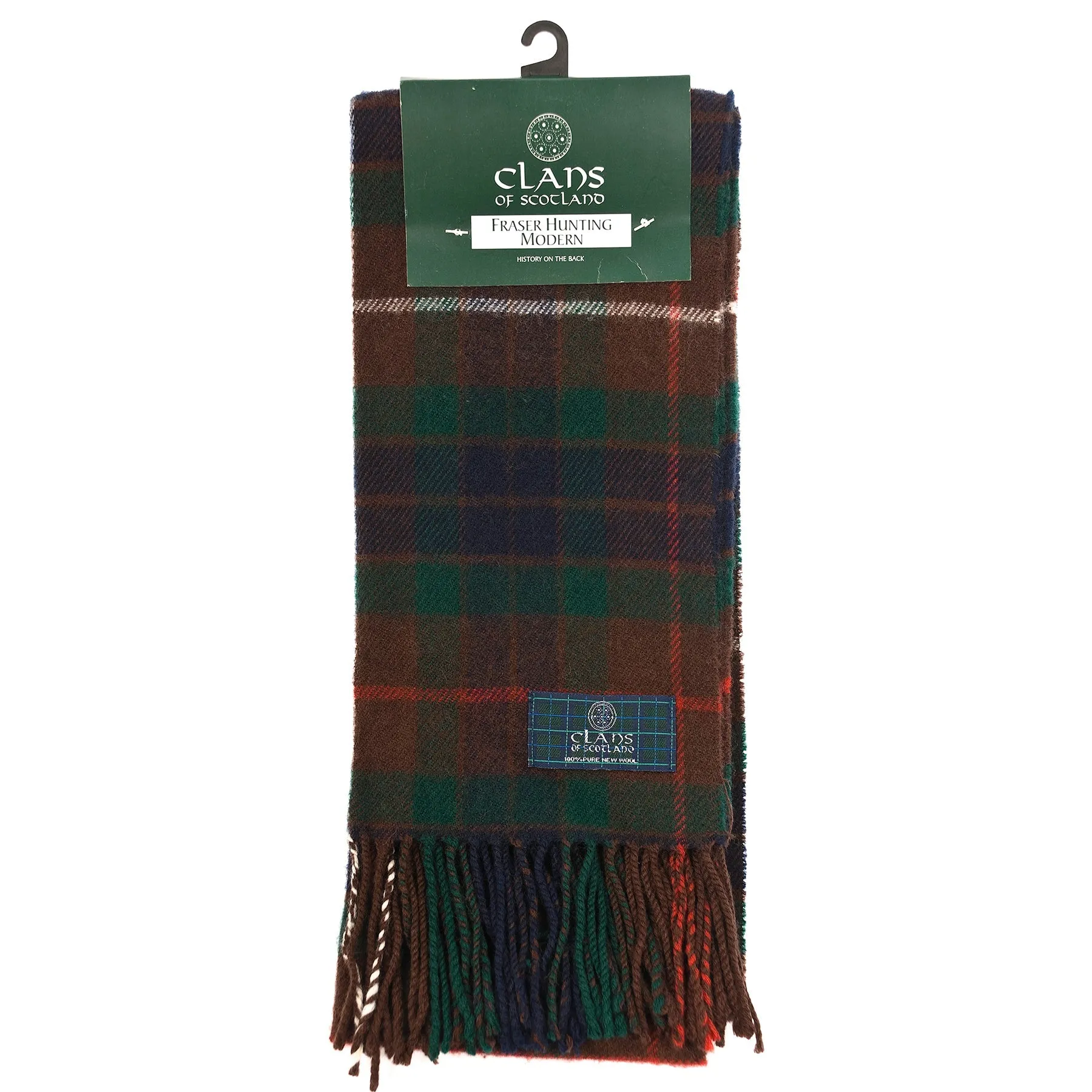 Lambswool Scottish Tartan Clan Scarf  Fraser Hunting