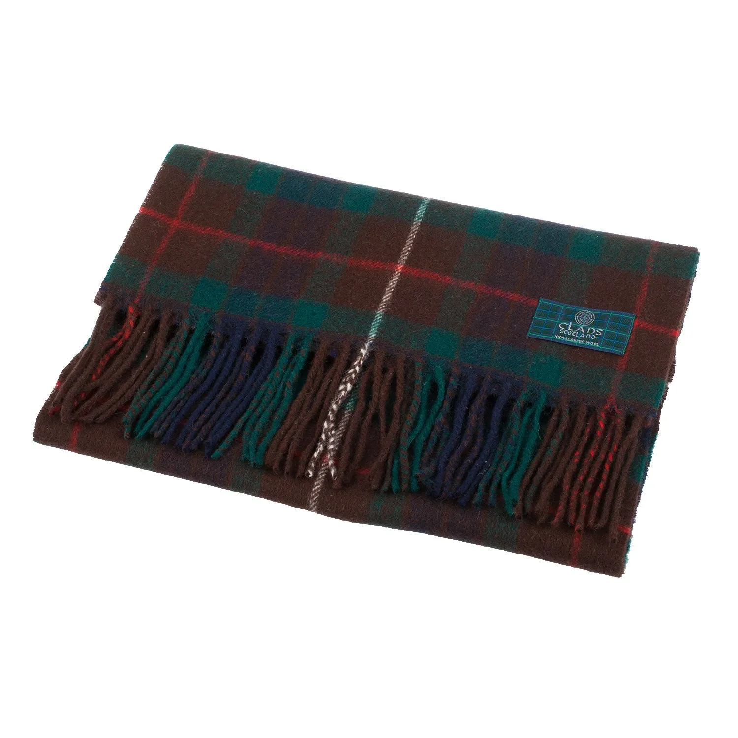 Lambswool Scottish Tartan Clan Scarf  Fraser Hunting