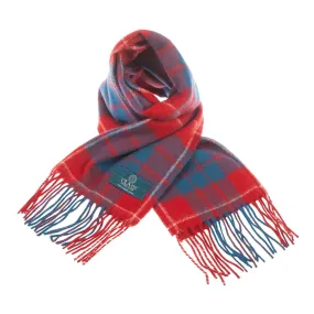 Lambswool Scottish Tartan Clan Scarf  Hamilton Red