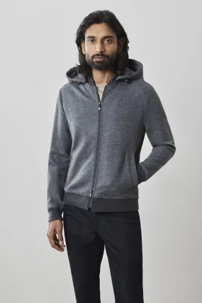 Laureate Full-Zip Wool Blend Hoodie