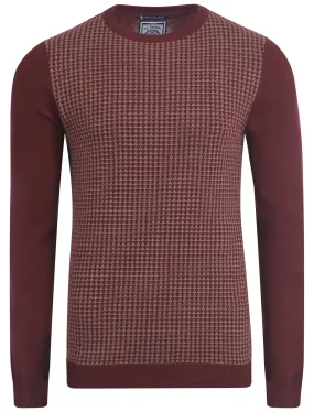 Le Shark Daviman oxblood jumper