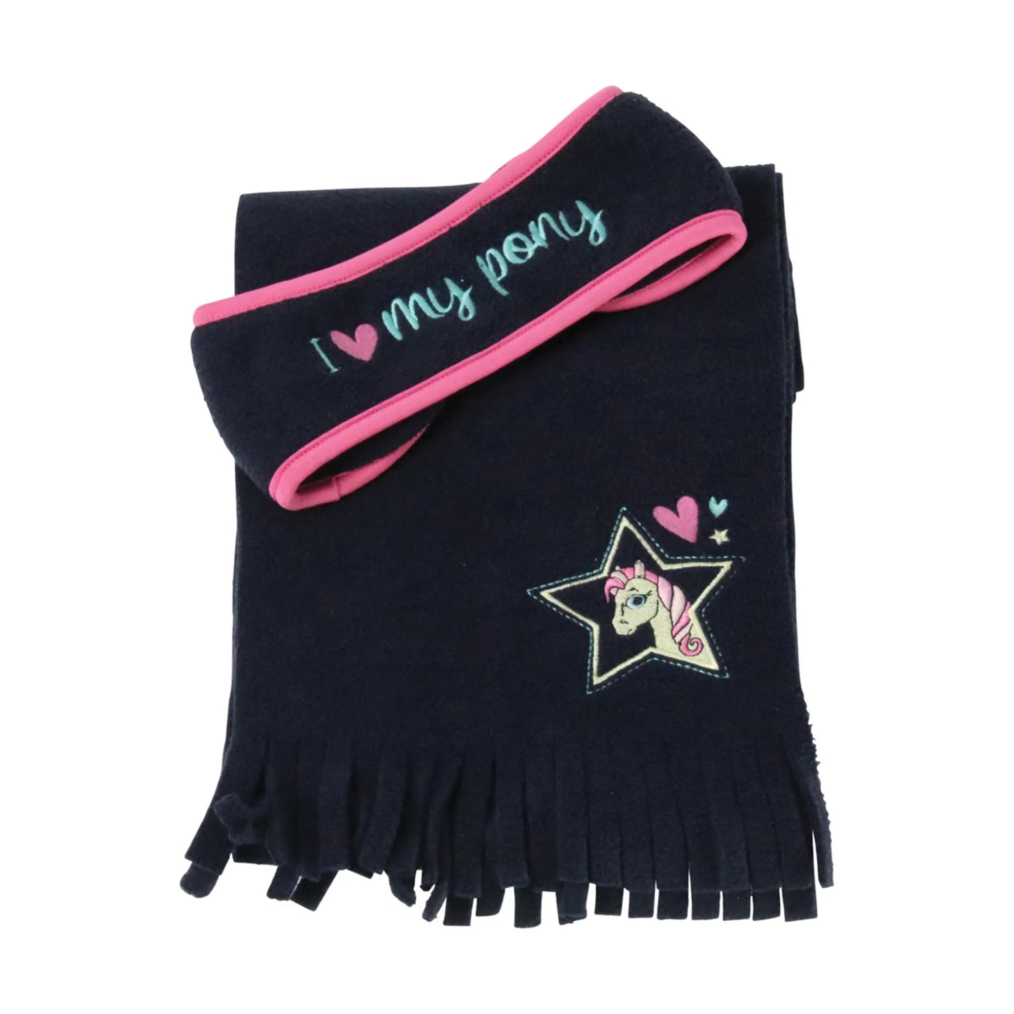 Little Rider I Love My Pony Headband & Scarf Set