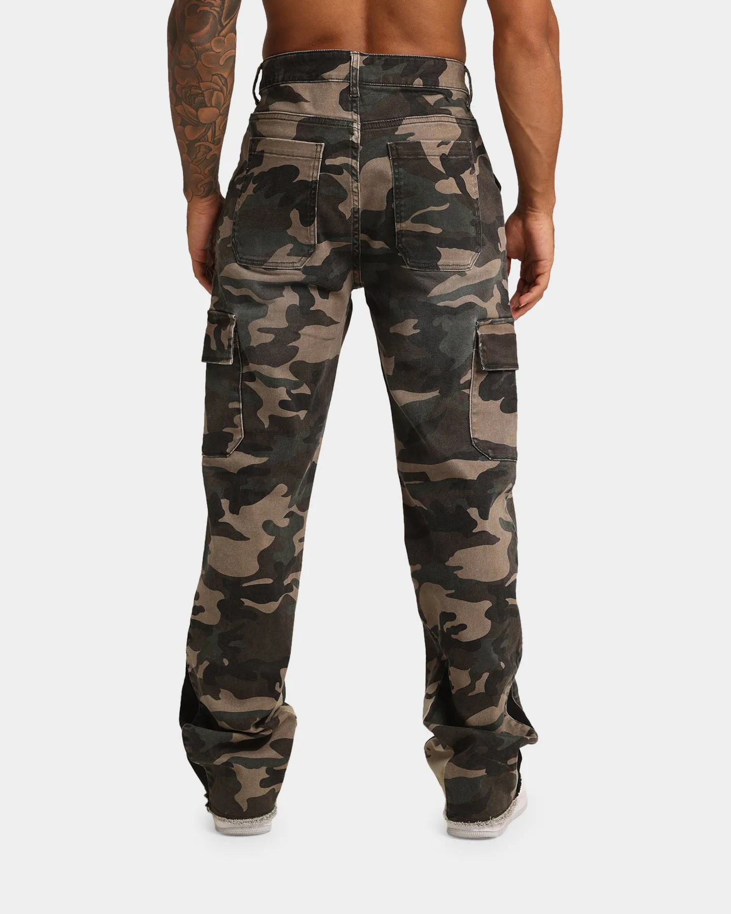 Loiter Tracker Flare Cargo Pants Camo