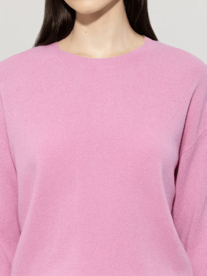 Luisa Cerano Women's Cashmere Blend Jumper In Candy Pink 118606 5871 Col 0439