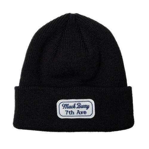 [MACK BARRY] Seasonless 7TH AVE PATCH BEANIE