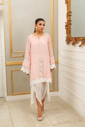 Maheen Trends - Blush Pink Roseate - 2 Piece - Khaadi Organza