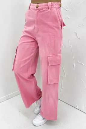 Maisy Cargo Pant Pink