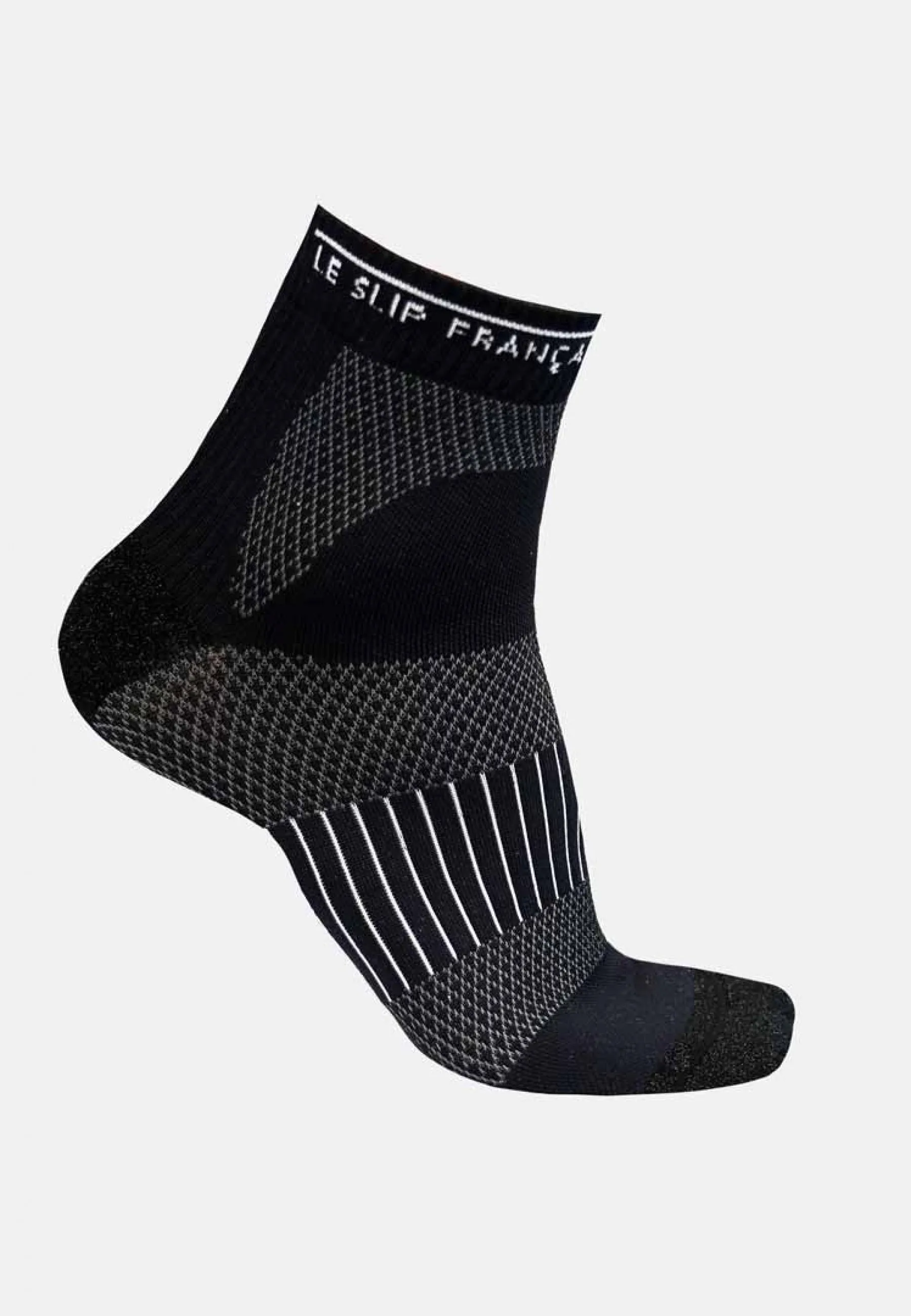 Marathon Noir - Chaussettes De Sport En Polyamide