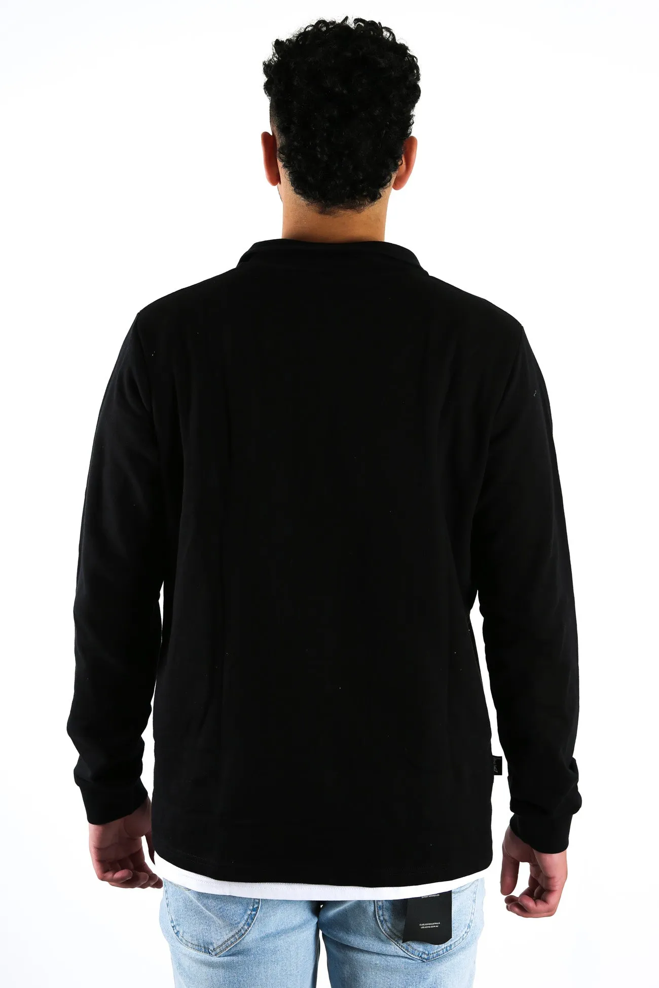 Miles 1/4 Zip Black