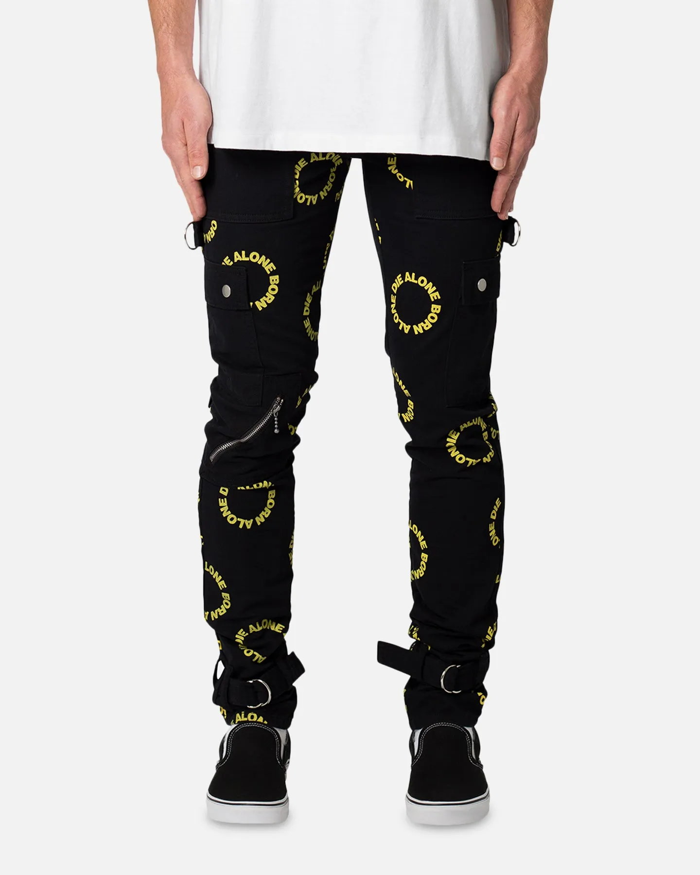 MNML M564 Punk Cargo Pants Black/Yellow