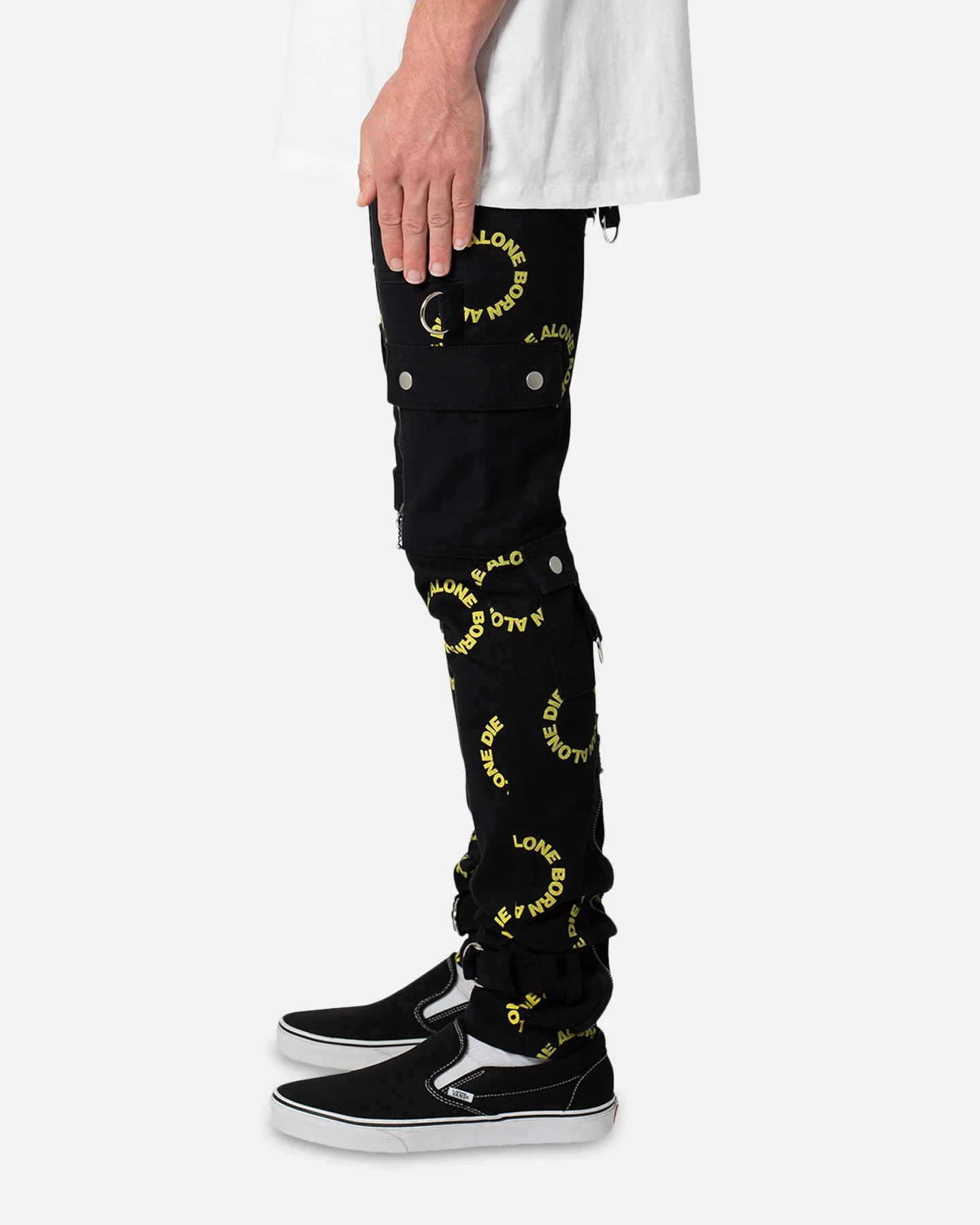 MNML M564 Punk Cargo Pants Black/Yellow