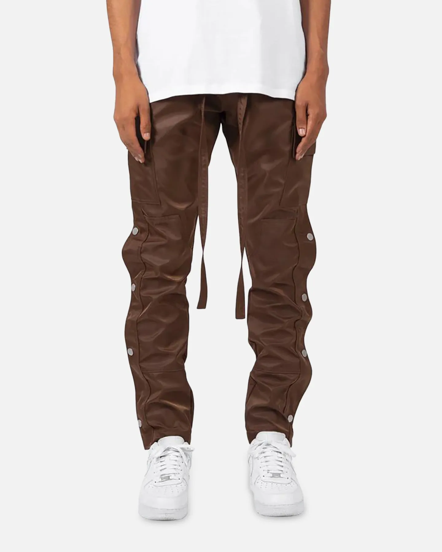 MNML Snap Zipper II Cargo Pants Brown