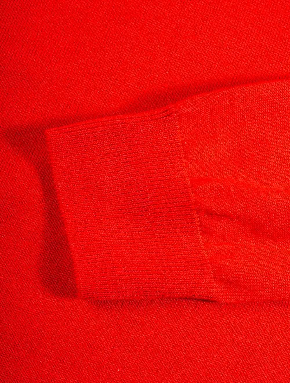 Mock-neck Jumper Red