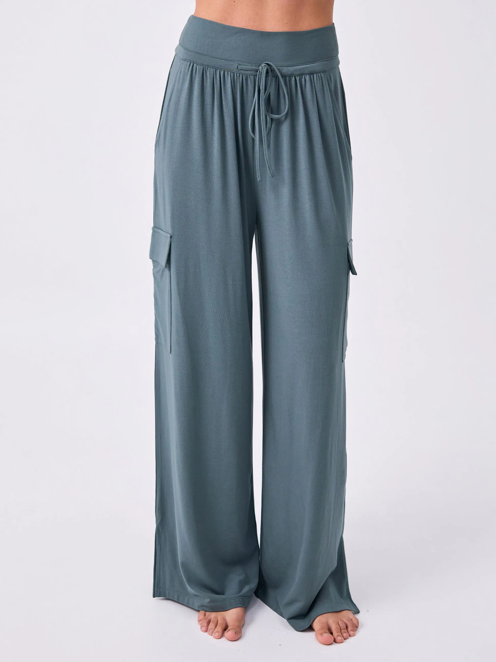 Modal Freedom Cargo Pant - Sage