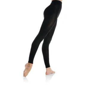 Mondor Adult Black Durable Footless Tights