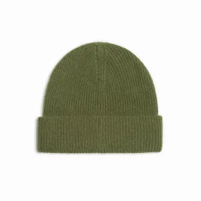 Moss Cashmere Wool Beanie