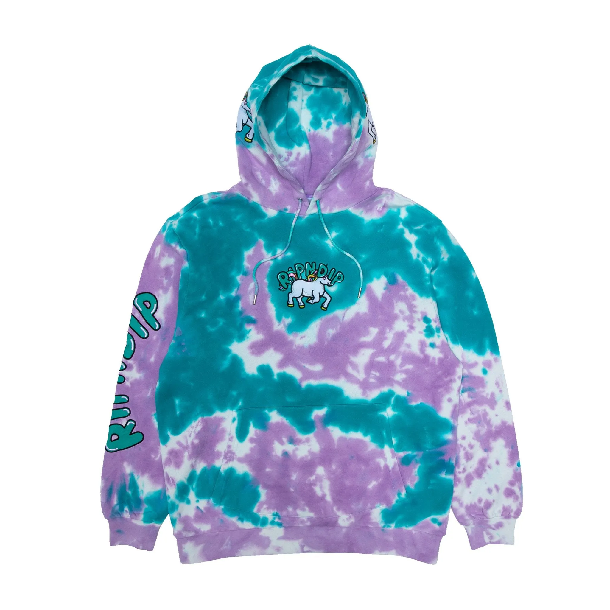 Nermland Hoodie (Purple / Teal Tie Dye)