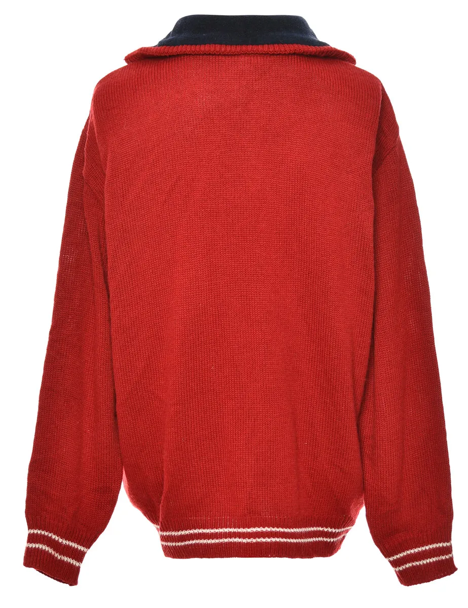 Nordic Red Jumper - L