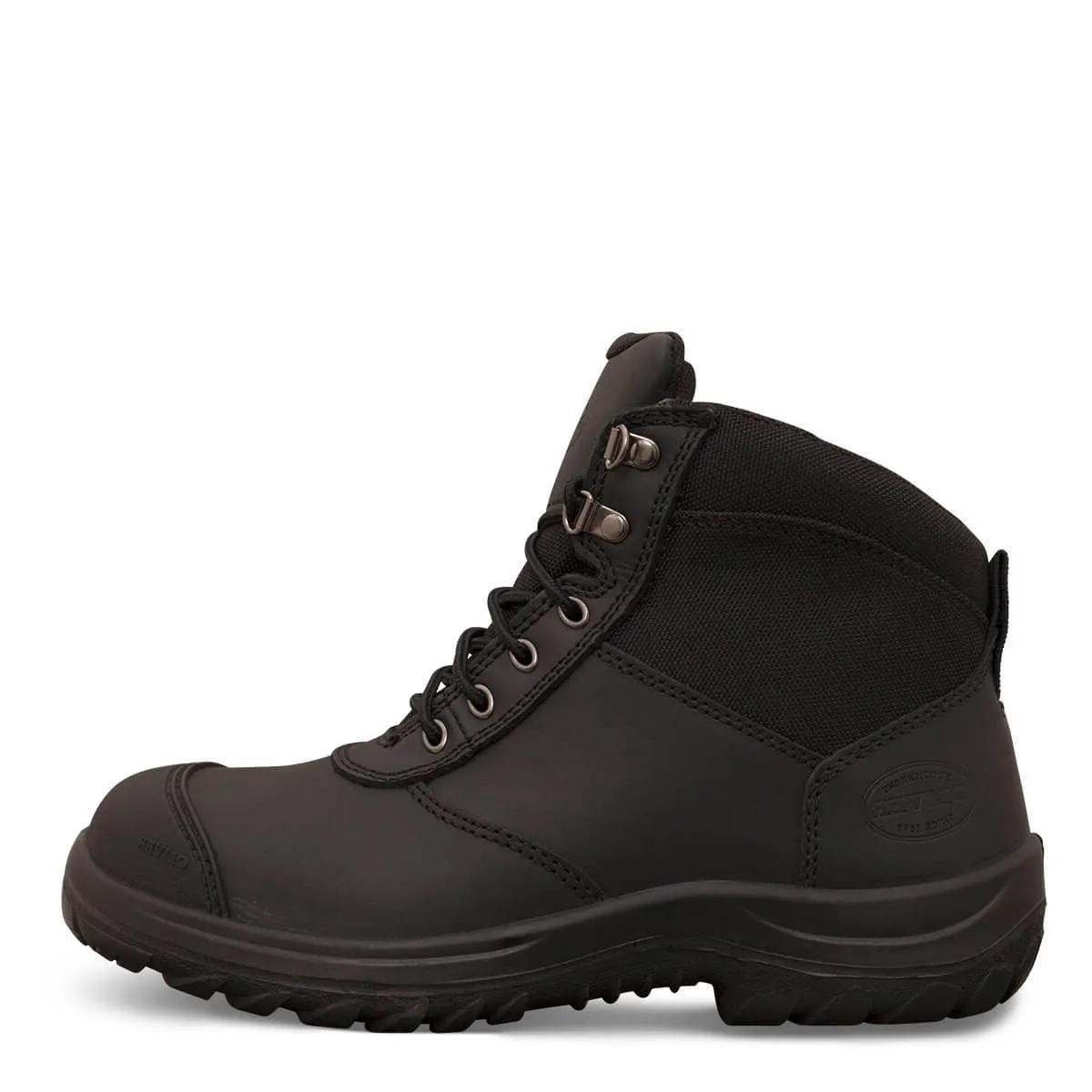 Oliver 34 Series Black or Wheat Zip Sided Safety Boot