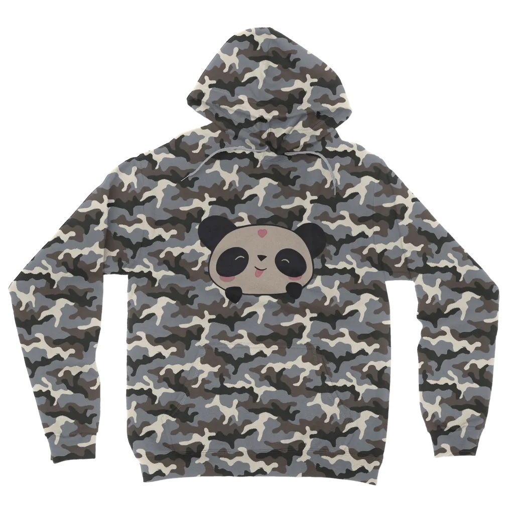 Panda Camouflage Adult Hoodie