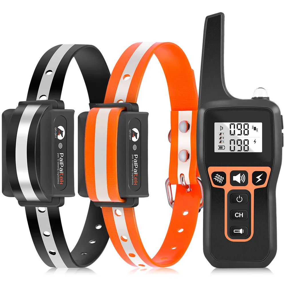 PD 529-TIO 2 IN 1 Dog Remote Training Collar And Automatic Bark Stop With Shock