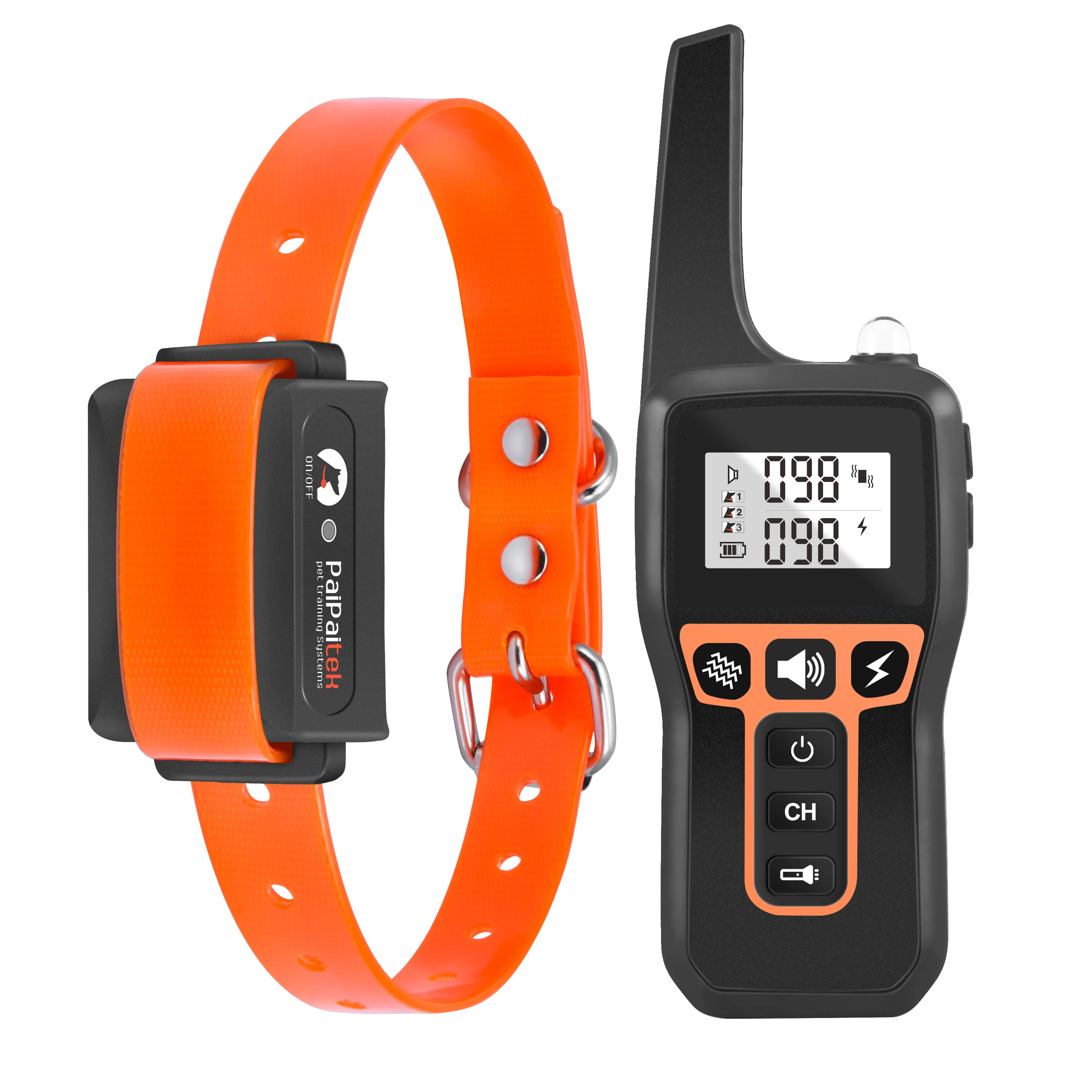 PD 529-TIO 2 IN 1 Dog Remote Training Collar And Automatic Bark Stop With Shock