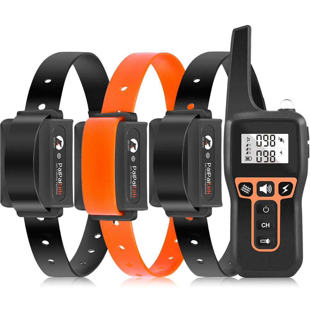 PD 529-TIO 2 IN 1 Dog Remote Training Collar And Automatic Bark Stop With Shock