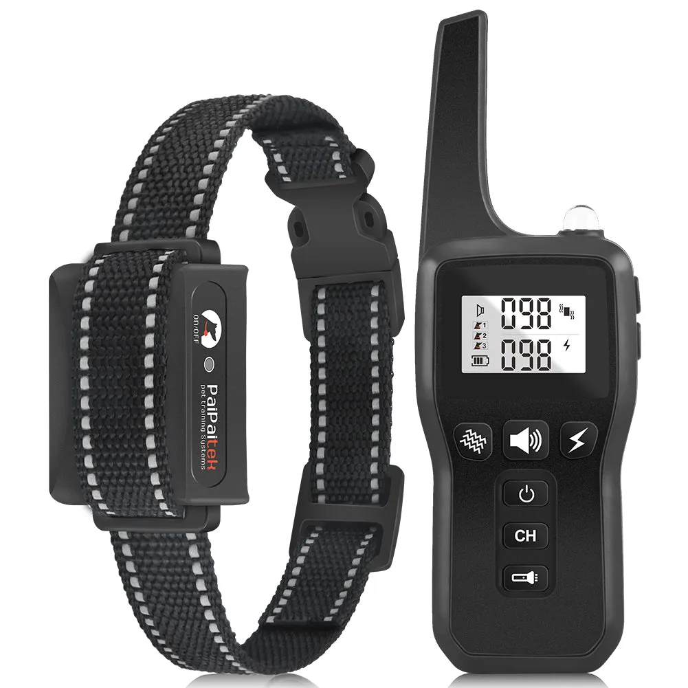 PD 529-TIO 2 IN 1 Dog Remote Training Collar And Automatic Bark Stop With Shock