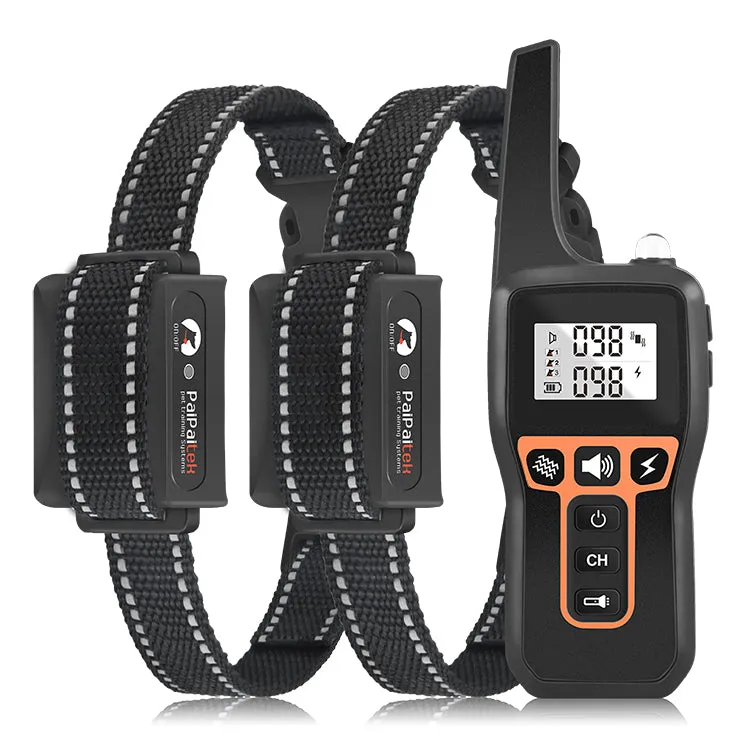 PD 529-TIO 2 IN 1 Dog Remote Training Collar And Automatic Bark Stop With Shock